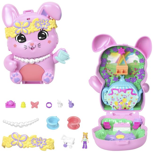 POLLY POCKET SET GENTUTA ANIMALUT IEPURAS LA PETRCERE CU ACCESORII VIVMTJFG56_JCR40