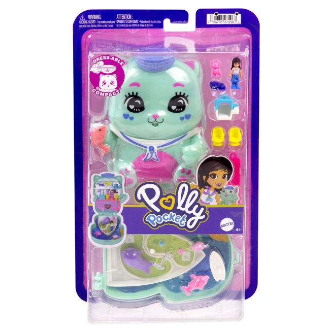 POLLY POCKET SET GENTUTA ANIMALUT PISICUTA MARINAR CU ACCESORII VIVMTJFG56_JCR37