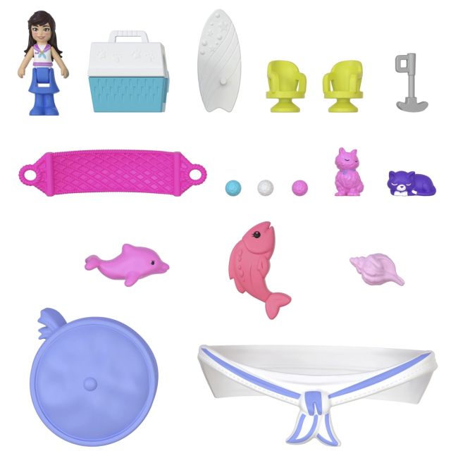 POLLY POCKET SET GENTUTA ANIMALUT PISICUTA MARINAR CU ACCESORII VIVMTJFG56_JCR37