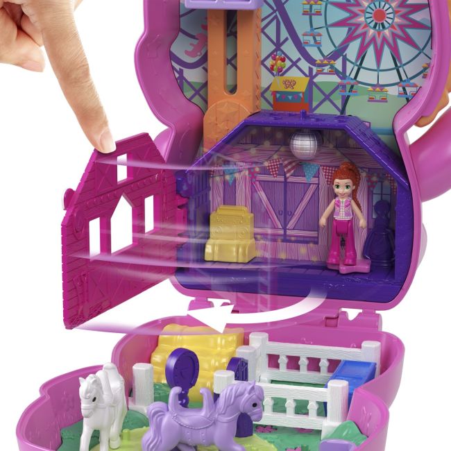 POLLY POCKET SET GENTUTA ANIMALUT PONEI LA RODEO CU ACCESORII VIVMTJFG56_JCR39