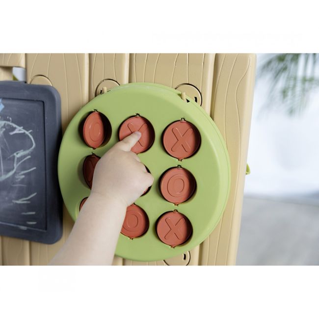 Perete de activitati smoby life 6 in 1 cu 29 accesorii hubs7600840301