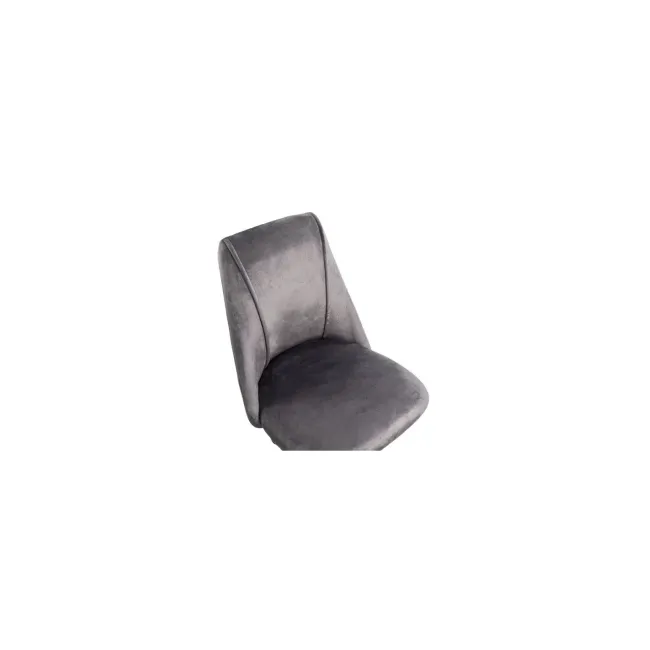 Scaun de birou off 642, rotativ, inaltime reglabila, baza aurie, catifea, 100 kg drm10542