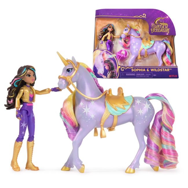 UNICORN ACADEMY SET SOPHIA SI WILDSTAR CU ACCESORII DE CALARIE VIV6066838