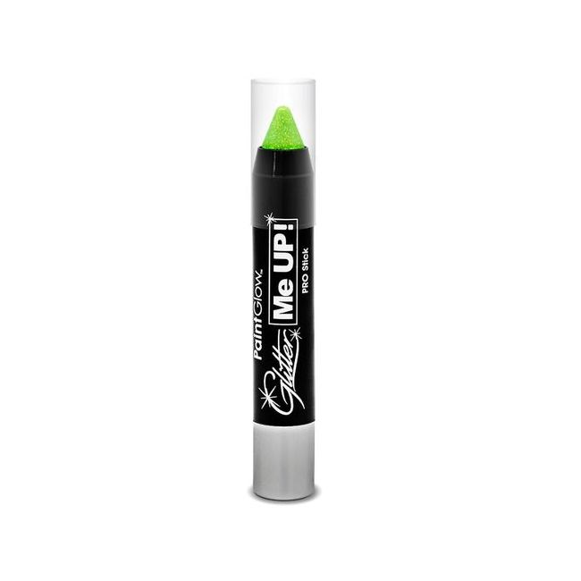 Creion cu sclipici, pentru fata si corp -UV reactiv - Mint Green Glitter me Up! Paint Glow MCSPGA711X41