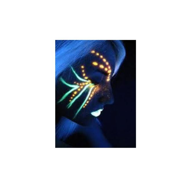 Creion cu sclipici, pentru fata si corp -UV reactiv - Mint Green Glitter me Up! Paint Glow MCSPGA711X41