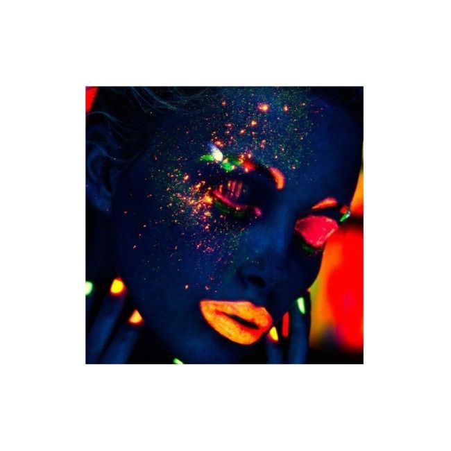 Creion cu sclipici, pentru fata si corp -UV reactiv - Mint Green Glitter me Up! Paint Glow MCSPGA711X41