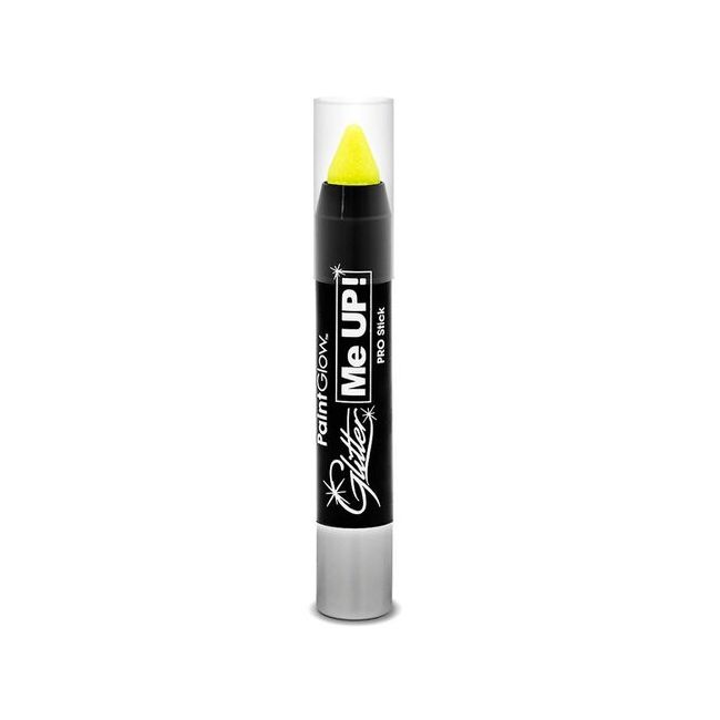 Creion cu sclipici, pentru fata si corp -UV reactiv - Sherbet Lemon Glitter me Up! Paint Glow MCSPGA711X39