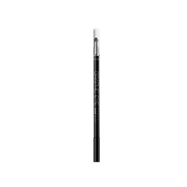 Creion dermatograf cu buretel, Graphic Eye, negru