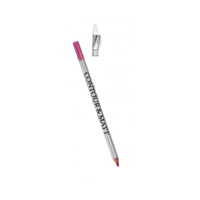 Creion pentru conturul buzelor, Contour and Matt, Revers, nr.01 Rose, mat