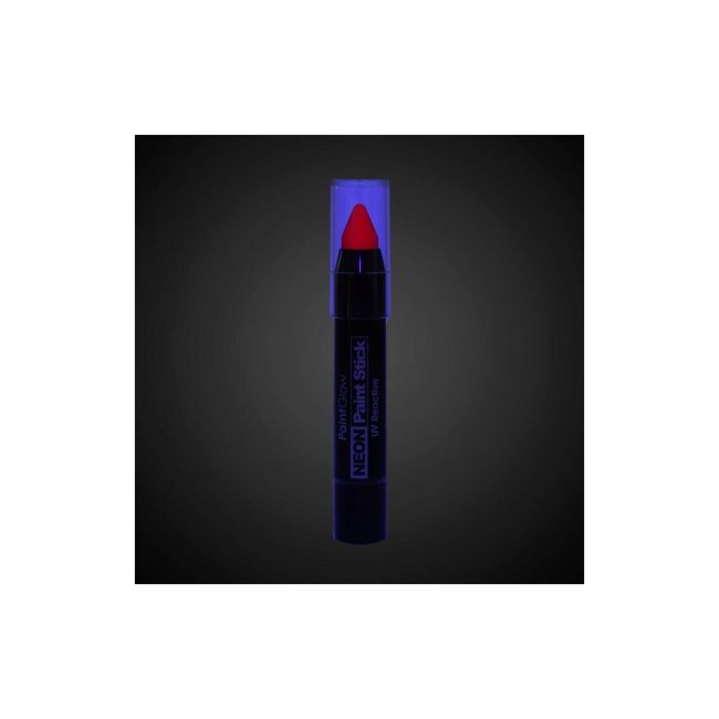 Creion stralucitor in lumina UV, pentru fata si corp, Rosu GLOW ME UP! MCSPGAI1H06
