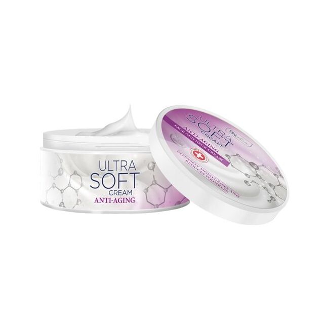 Crema anti imbatranire pentru fata si decolteu, Ultra Soft, Inelia, Revers, 200ml