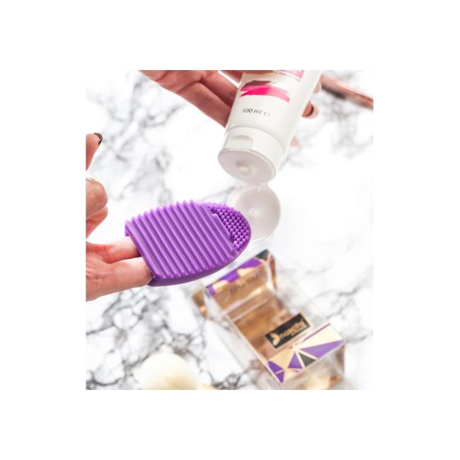Dispozitiv pentru curatarea pensulelor de machiaj, Nascita, Bamboo MCSNASPADBRUSH01