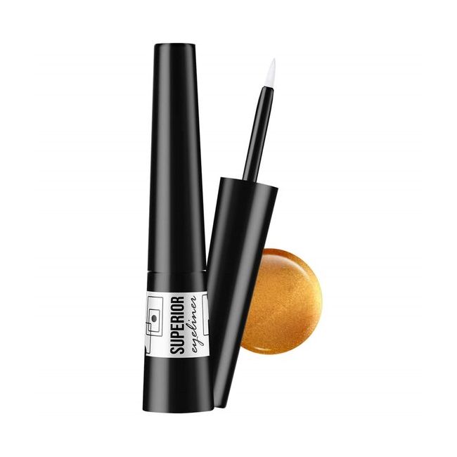 Eyeliner Superior rezistent la apa, Vipera, Nr. 06 Auriu MCSV90606