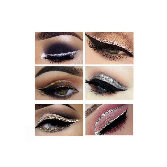 Eyeliner sclipici, Paint Glow, roz MCSPGAEN1A04