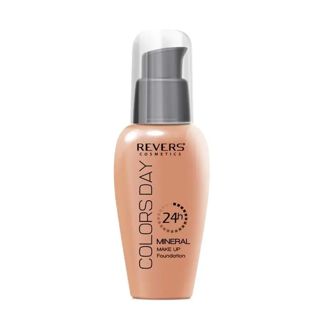 Fond de ten hidratant, acoperire medie, Colors Day, Revers, 50ml, nr 33, piersica