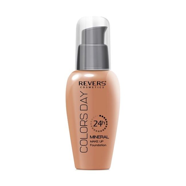 Fond de ten hidratant, acoperire medie, Colors Day, Revers, 50ml, nr 34, bronz