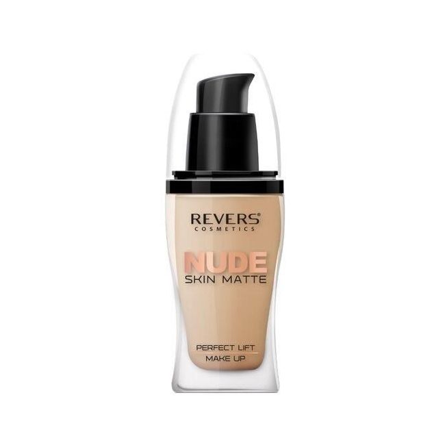 Fond de ten matifiant, Nude Skin Matte Perfect, Revers, 30ml, Nr 50 Natural