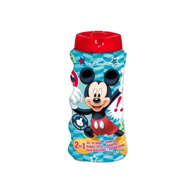 Gel de dus si Sampon 2 in 1, Mickey Mouse, 475 ml