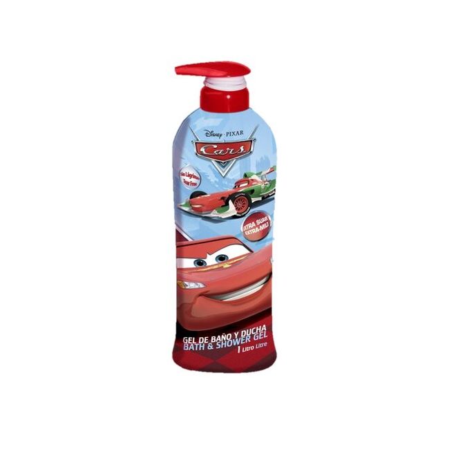 Gel de dus si sampon 2 in 1, Cars, Baieti, fara lacrimi, 1000 ml
