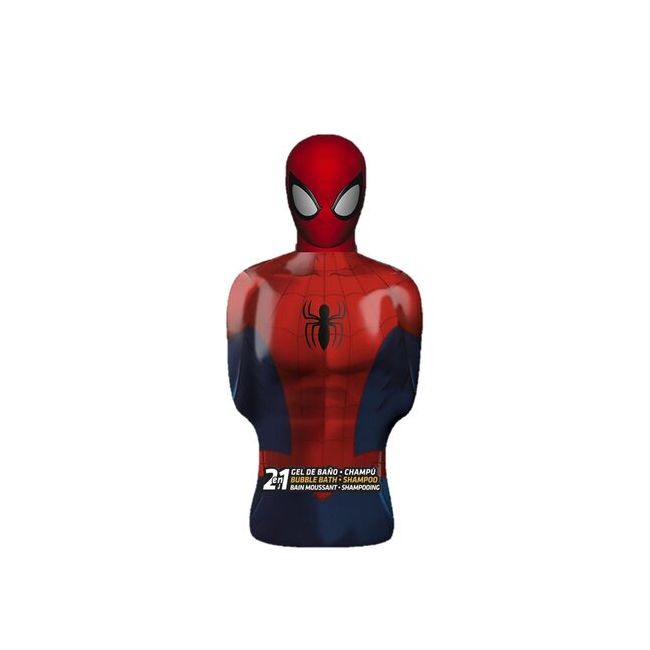 Gel de dus si sampon 2 in 1, Figurina Spiderman 3D, Baieti,350 ml