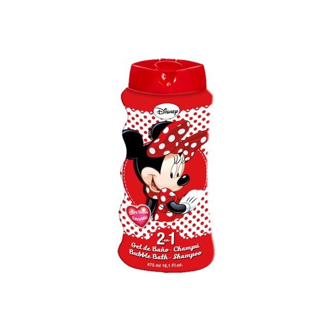 Gel de dus si sampon 2 in 1, Minnie Mouse, Fetite, 475 ml