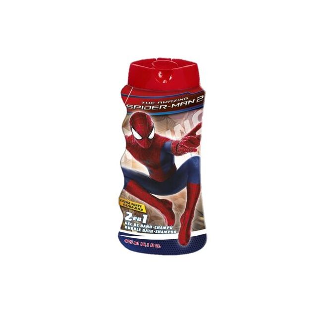 Gel de dus si sampon 2 in 1, Spiderman, Baieti, 475 ml