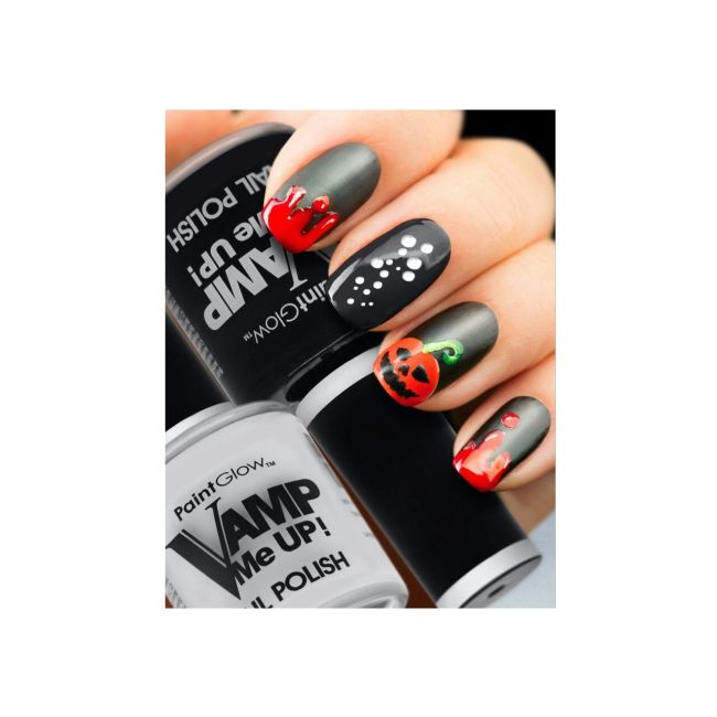 Lac de unghii Vamp Me Up! Paint Glow, rosu, 12 ml MCSPGA116A06