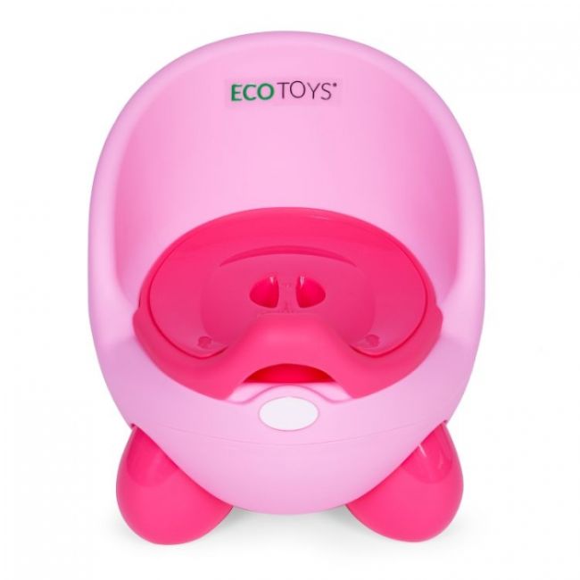 Olita pentru copii, insertie detasabila, picioare antiderapante ecotoys pp112 - roz edeedipp112pink