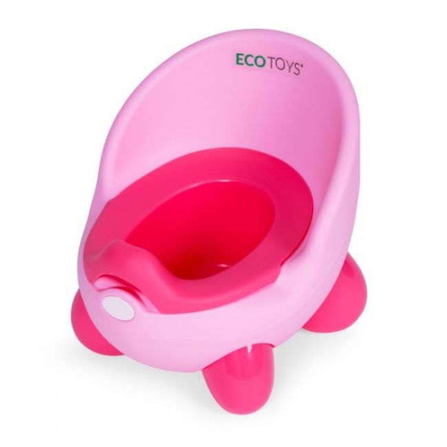 Olita pentru copii, insertie detasabila, picioare antiderapante ecotoys pp112 - roz edeedipp112pink