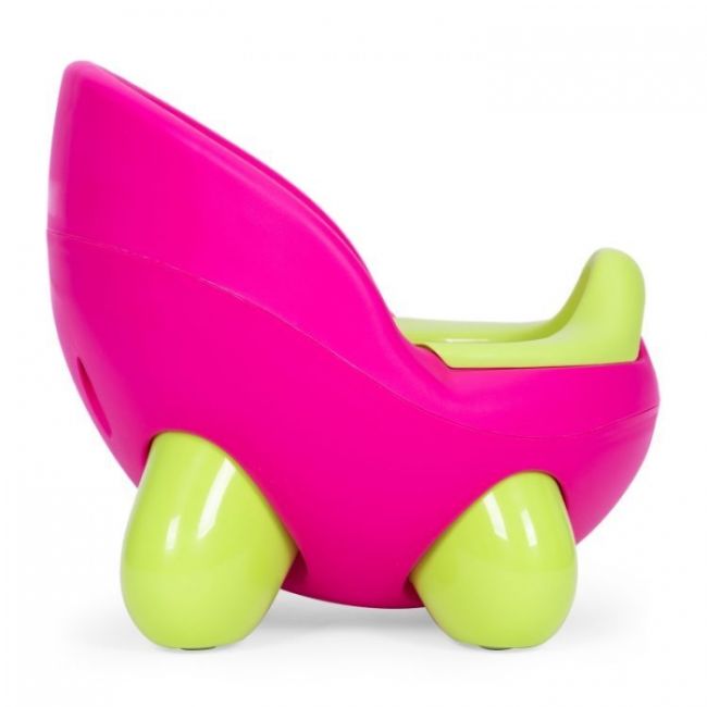 Olita pentru copii, insertie detasabila, picioare antiderapante ecotoys pp112 - roz-verde edeedipp112red