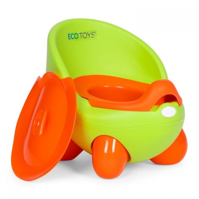 Olita pentru copii, insertie detasabila, picioare antiderapante ecotoys pp112 - verde edeedipp112green