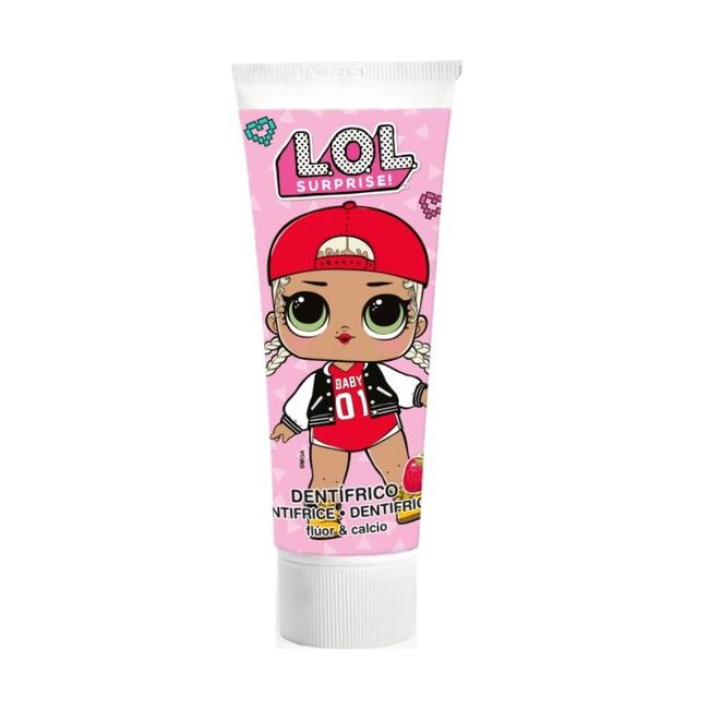 Pasta de dinti pentru copii, L.O.L. Surprise, 75 ml, Fara gluten