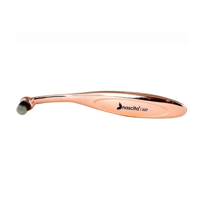 Pensula ovala mica pentru corector, buze, Nascita, Bronzy Glow MCSNASBRUSH0227