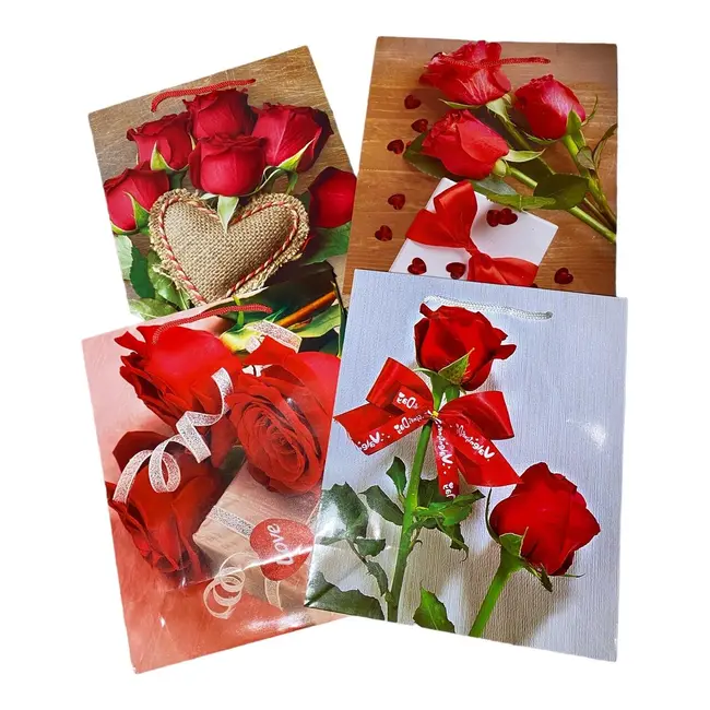 Punga de cadou, model floral, S