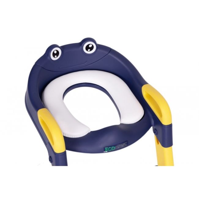 Reductor toaleta cu scara pentru copii ecotoys pp8001 - albastru edeedipp8001blue