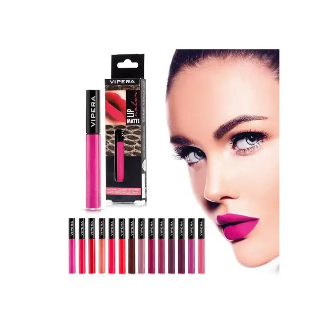 Ruj lichid mat, rezistent la transfer, Lip Matte Color, Vipera, Nr. 603, Precious, rosu MCSV03603