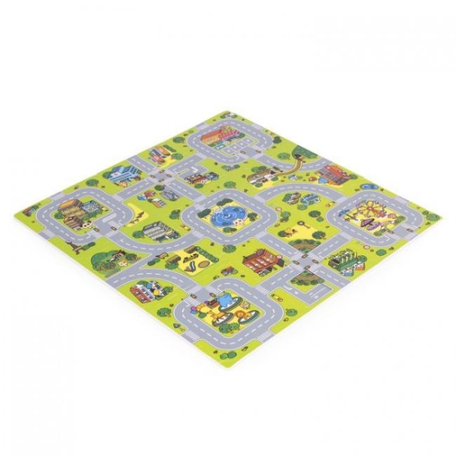 Salteluta de joaca pentru copii 90.5 x 90.5 x 1 cm ecoeva018 - orasel edeediecoeva018