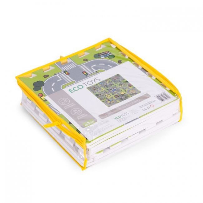 Salteluta de joaca pentru copii 90.5 x 90.5 x 1 cm ecoeva018 - orasel edeediecoeva018