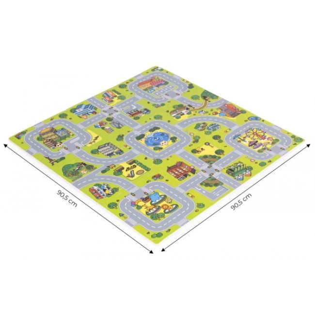Salteluta de joaca pentru copii 90.5 x 90.5 x 1 cm ecoeva018 - orasel edeediecoeva018