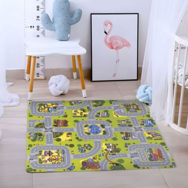 Salteluta de joaca pentru copii 90.5 x 90.5 x 1 cm ecoeva018 - orasel edeediecoeva018