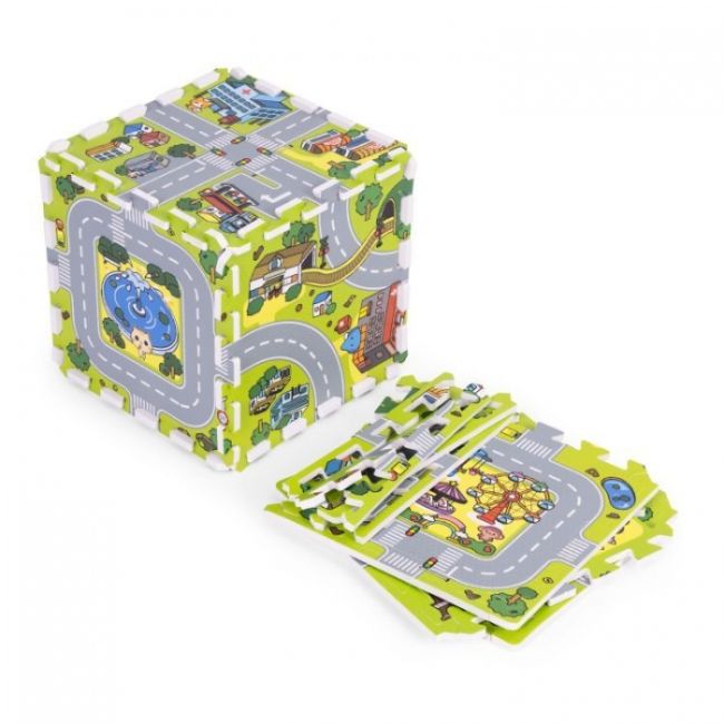 Salteluta de joaca pentru copii 90.5 x 90.5 x 1 cm ecoeva018 - orasel edeediecoeva018