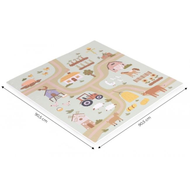 Salteluta de joaca pentru copii 90.5 x 90.5 x 1 cm ecoeva019 - ferma edeediecoeva019