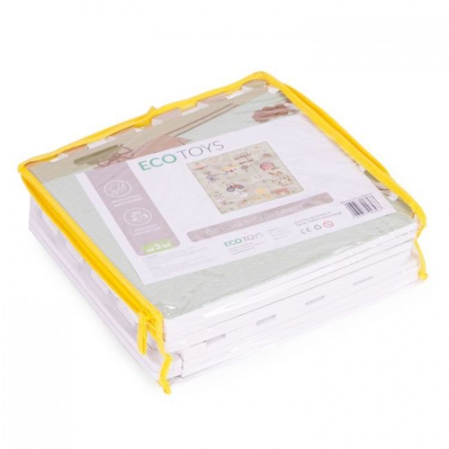 Salteluta de joaca pentru copii 90.5 x 90.5 x 1 cm ecoeva019 - ferma edeediecoeva019