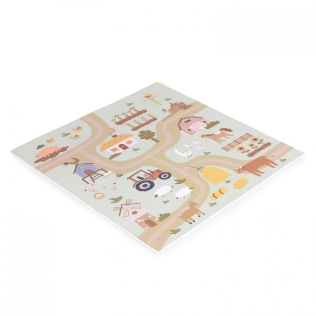 Salteluta de joaca pentru copii 90.5 x 90.5 x 1 cm ecoeva019 - ferma edeediecoeva019