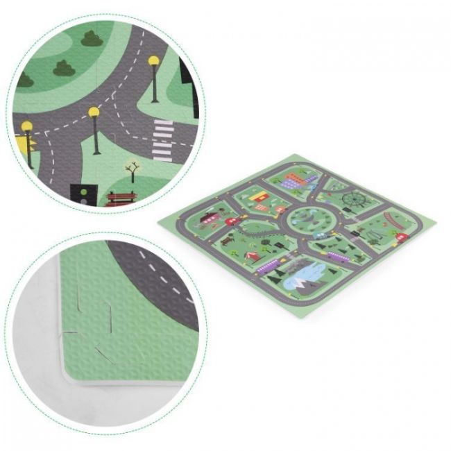 Salteluta de joaca pentru copii 90.5 x 90.5 x 1 cm ecoeva021 - orasel edeediecoeva021