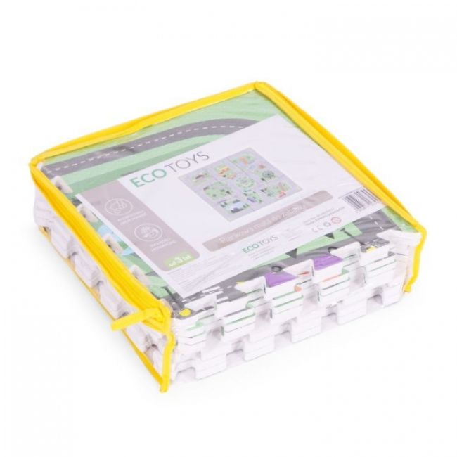 Salteluta de joaca pentru copii 90.5 x 90.5 x 1 cm ecoeva021 - orasel edeediecoeva021