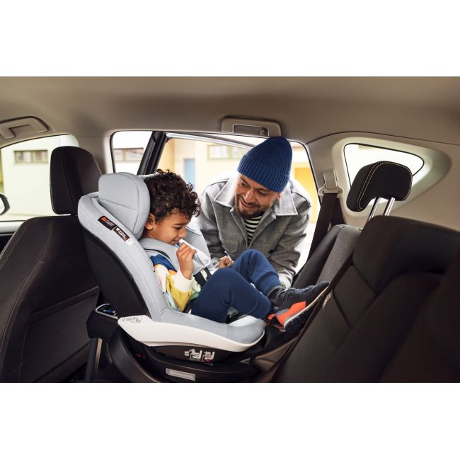 Scaun auto BeSafe iZi Turn M i-Size Gri Anthracite Mesh BSF11024330-AM