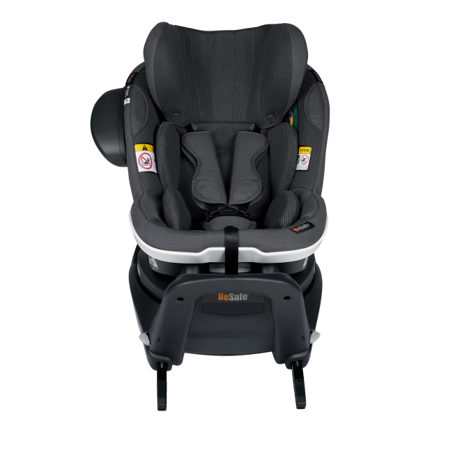 Scaun auto BeSafe iZi Turn M i-Size Gri Anthracite Mesh BSF11024330-AM