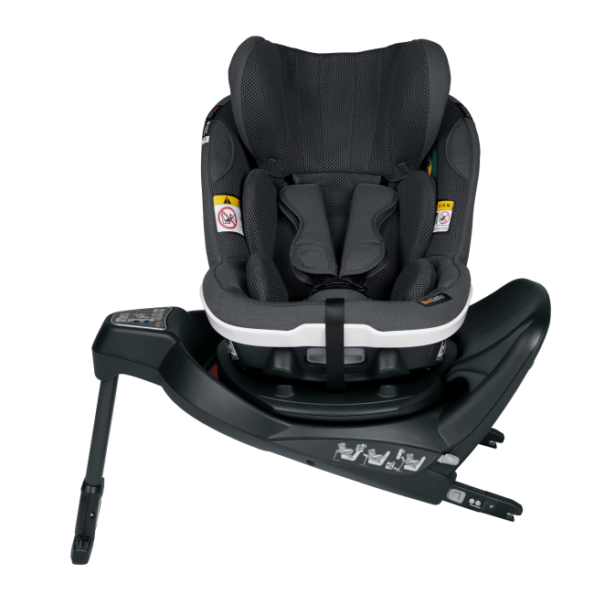 Scaun auto BeSafe iZi Turn M i-Size Gri Anthracite Mesh BSF11024330-AM