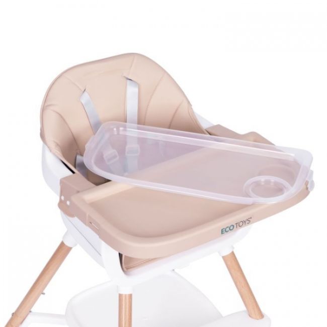 Scaun de masa 2 in 1 ecotoys hc508 - bej edeedihc508beige